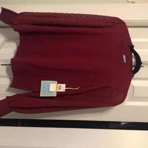 Cece red nwt sweater